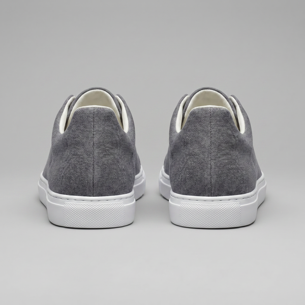 Suede Leather Slip-On Trainers