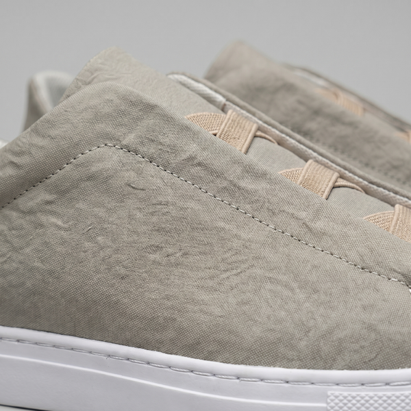 Suede Leather Slip-On Trainers