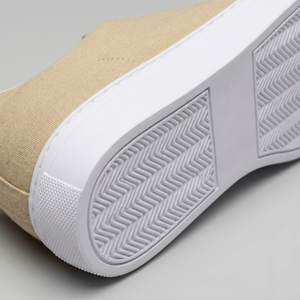 Suede Leather Slip-On Trainers