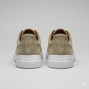 Suede Leather Slip-On Trainers