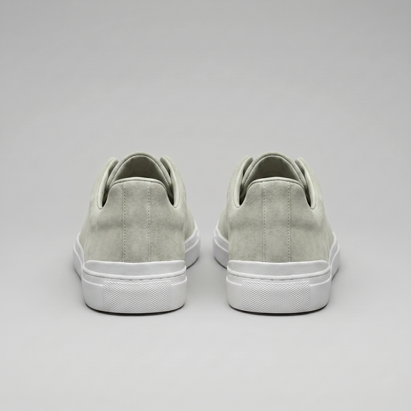 Suede Leather Slip-On Trainers