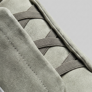 Suede Leather Slip-On Trainers