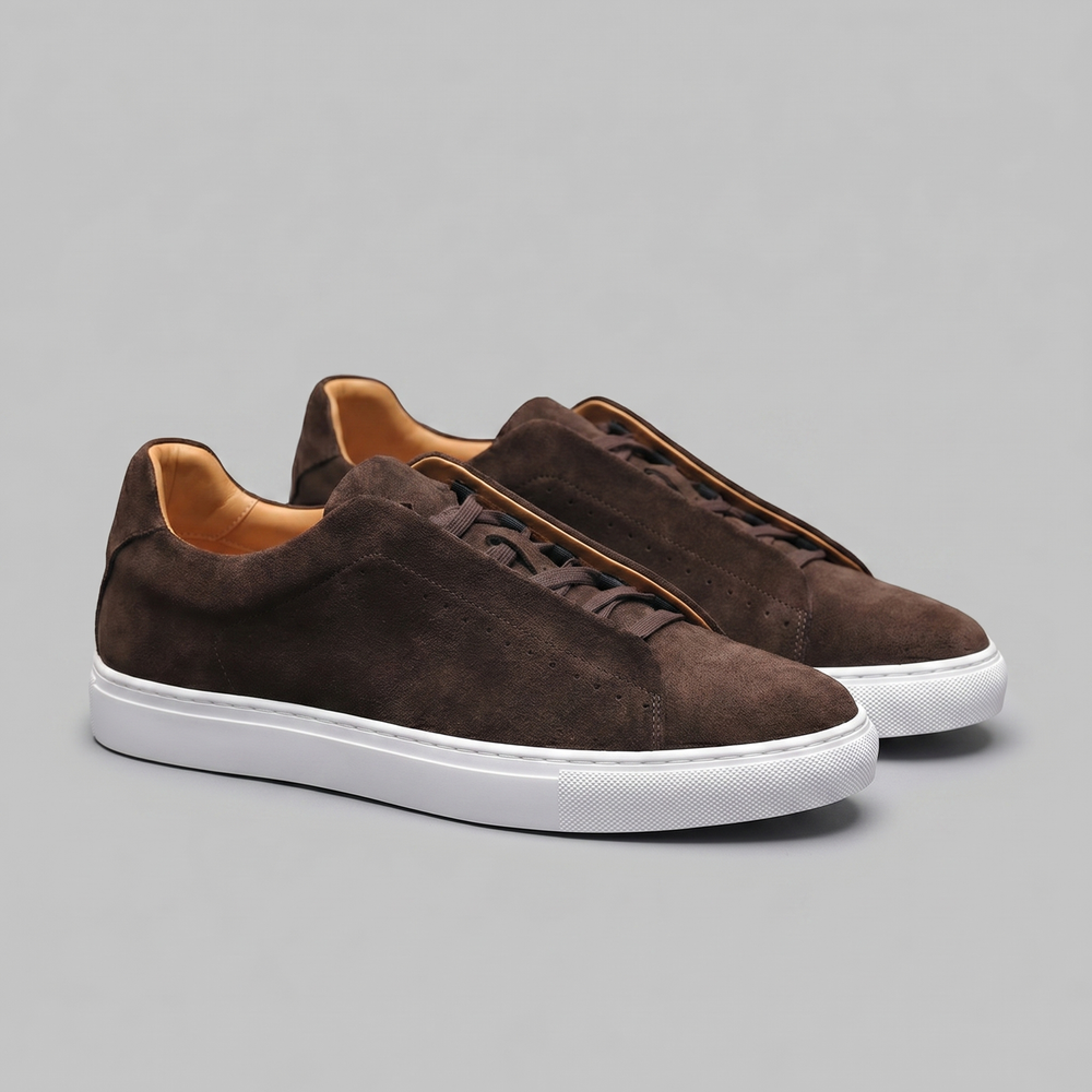 Suede Low-Top Sneakers
