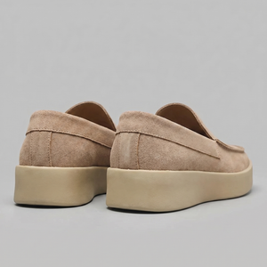 Suede Mid-Cut Loafers