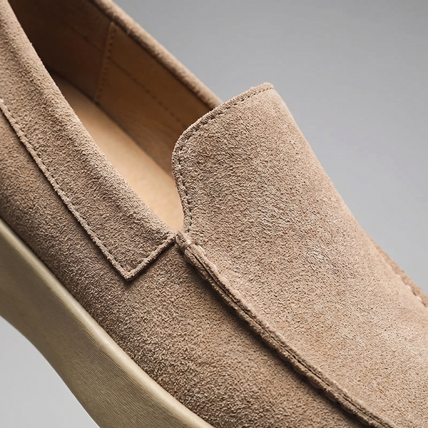 Suede Mid-Cut Loafers
