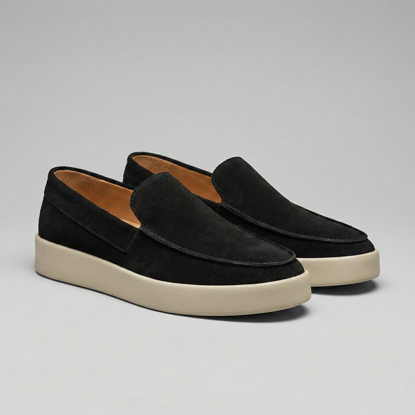 Suede Mid-Cut Loafers