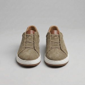 Suede Slip-On Casual Sneakers