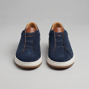Suede Slip-On Casual Sneakers
