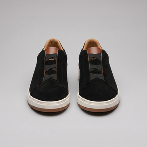 Suede Slip-On Casual Sneakers