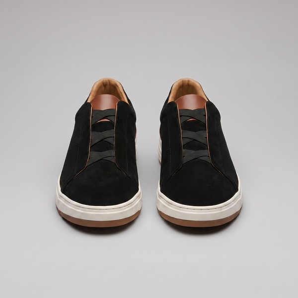 Suede Slip-On Casual Sneakers