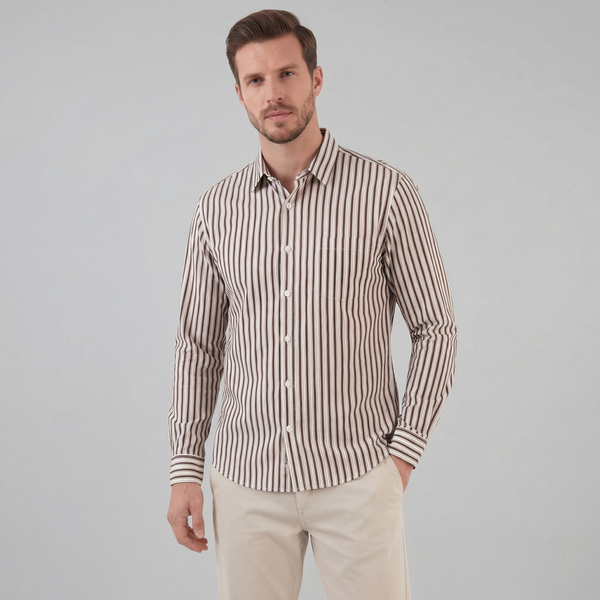 Tailored Fit Striped Shirt