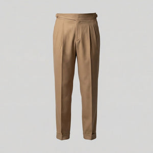 Tailored Fit Pleated Trousers