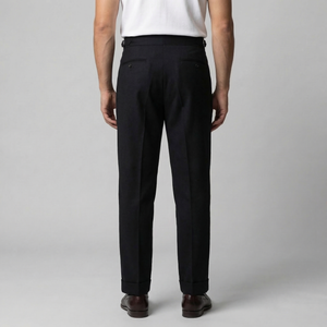 Tailored Fit Pleated Trousers