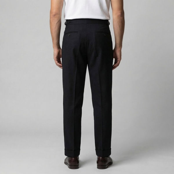 Tailored Fit Pleated Trousers