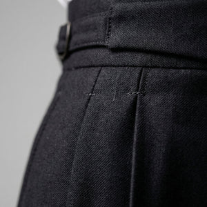 Tailored Fit Pleated Trousers