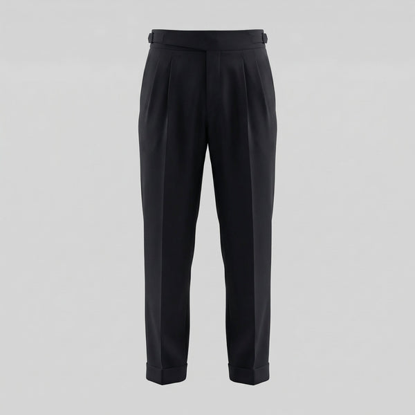 Tailored Fit Pleated Trousers