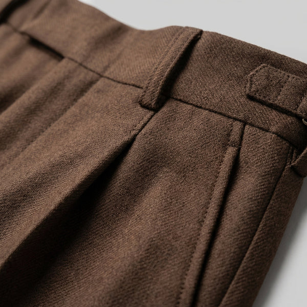 Tailored Fit Pleated Trousers