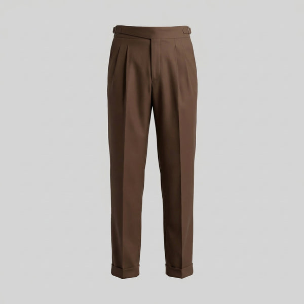 Tailored Fit Pleated Trousers