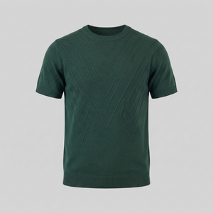 Textured Knit T-Shirt