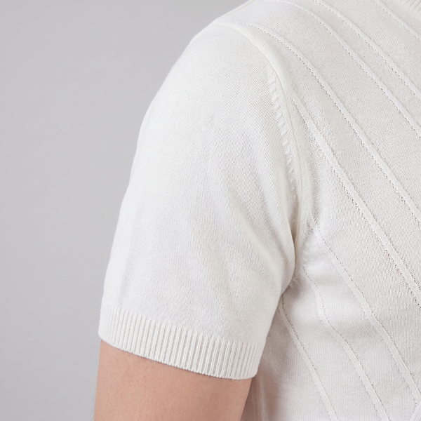 Textured Knit T-Shirt
