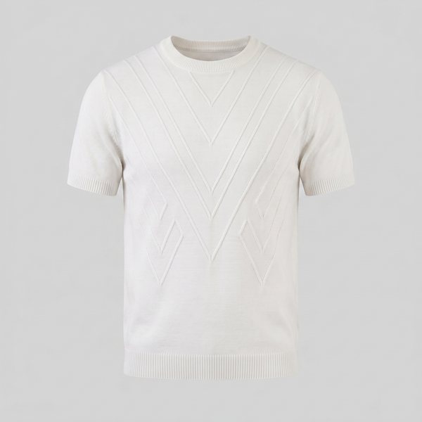 Textured Knit T-Shirt