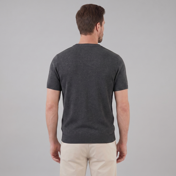 Textured Knit T-Shirt