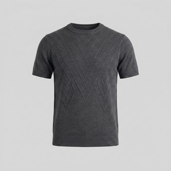 Textured Knit T-Shirt