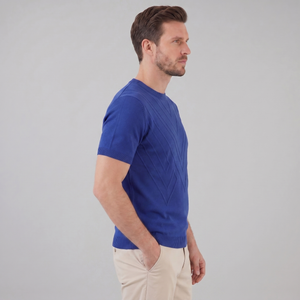 Textured Knit T-Shirt