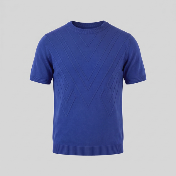 Textured Knit T-Shirt