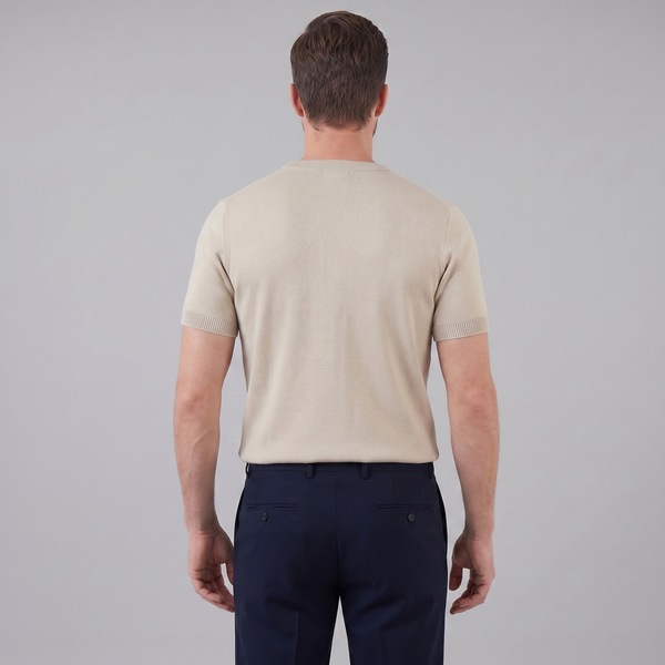 Textured Knit T-Shirt