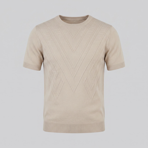 Textured Knit T-Shirt