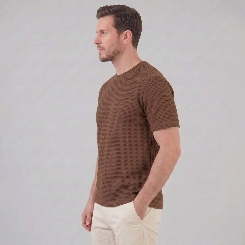 Textured Short Sleeve Shirt