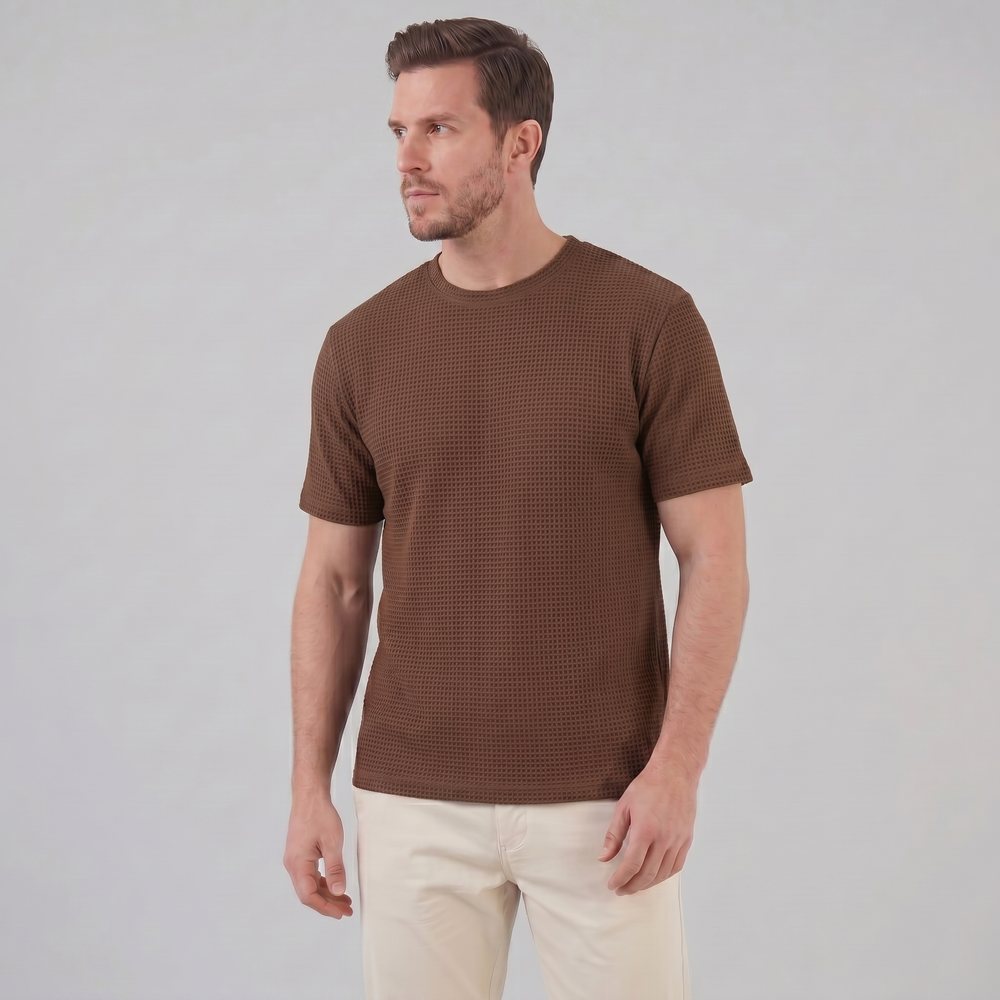 Textured Short Sleeve Shirt