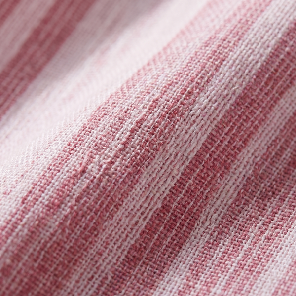 Textured Stripe Button-Up Summer Shirt