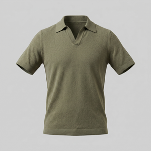 V-Neck Summer Polo Shirt