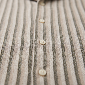 Vertical Stripe Knit Resort Shirt