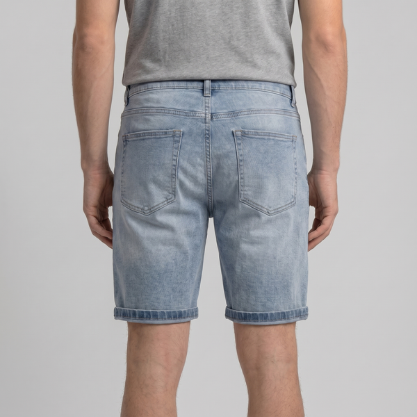 Vintage Wash Denim Shorts