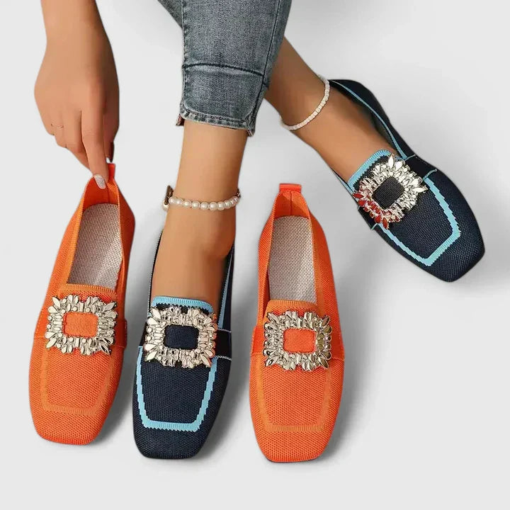 Embellished Slip-On Loafers