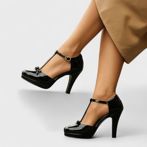 T-Strap Platform High Heels