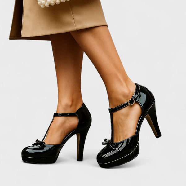 T-Strap Platform High Heels