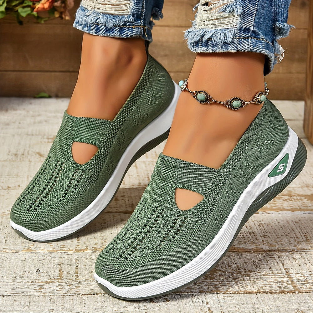 Perforated Orthopedic Slip-On Shoes