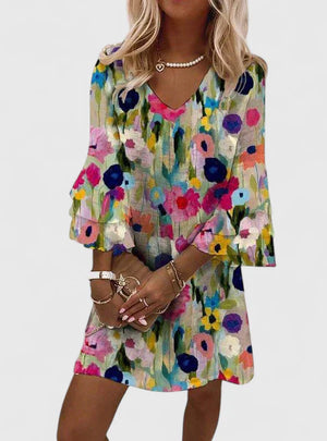 Elegant Flared Mini Dress